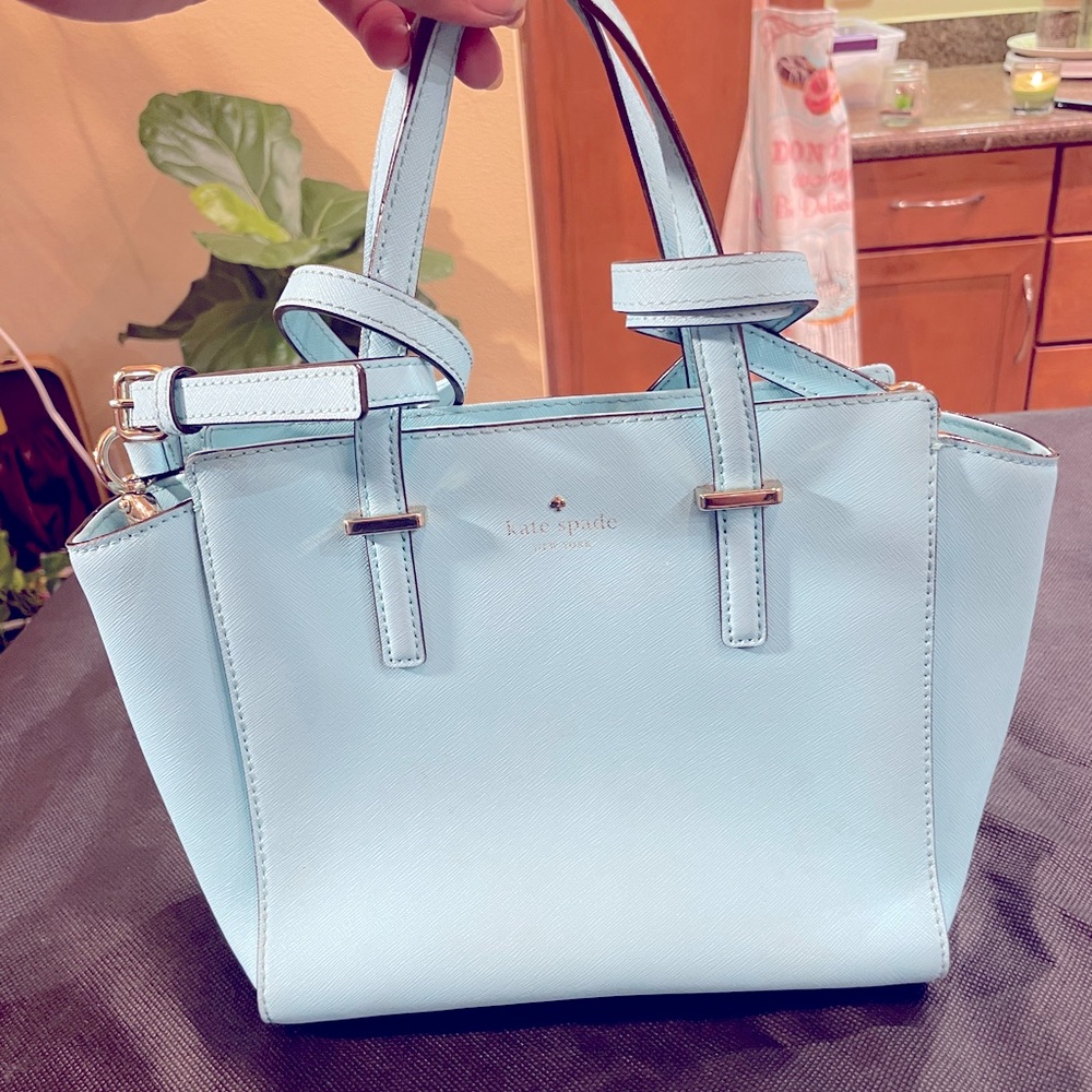 Teal blue Kate spade bag